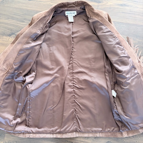 Vintage TOGETHER! Brown Suede Fringe Coat - Picture 10 of 10